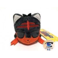 Officiële Pokemon center knuffel, Kuttari Litten Slapend 18cm lang 